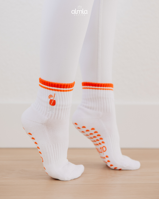 The Aperol Spritz Grip Sock