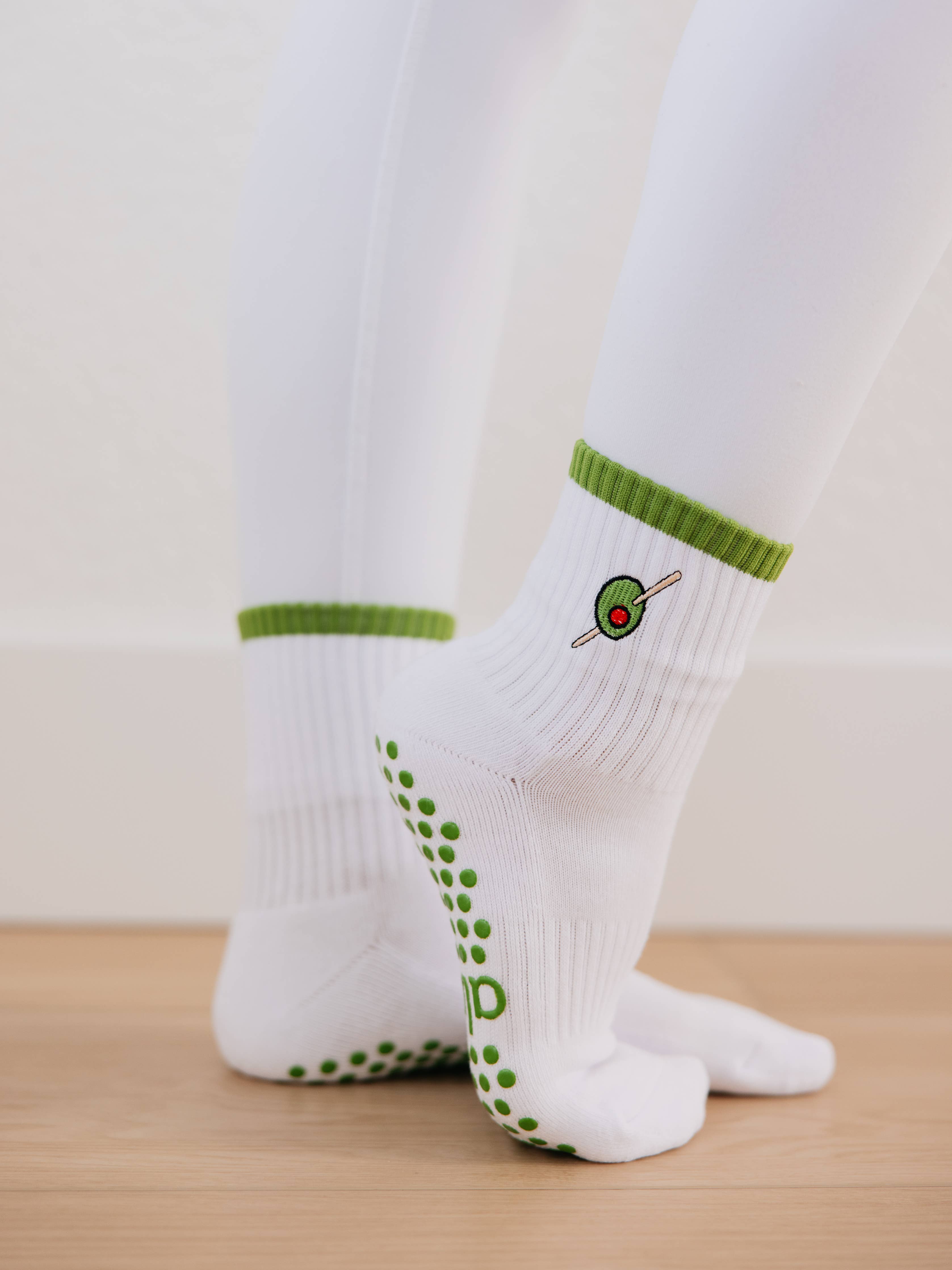 Olive You Pilates Socks