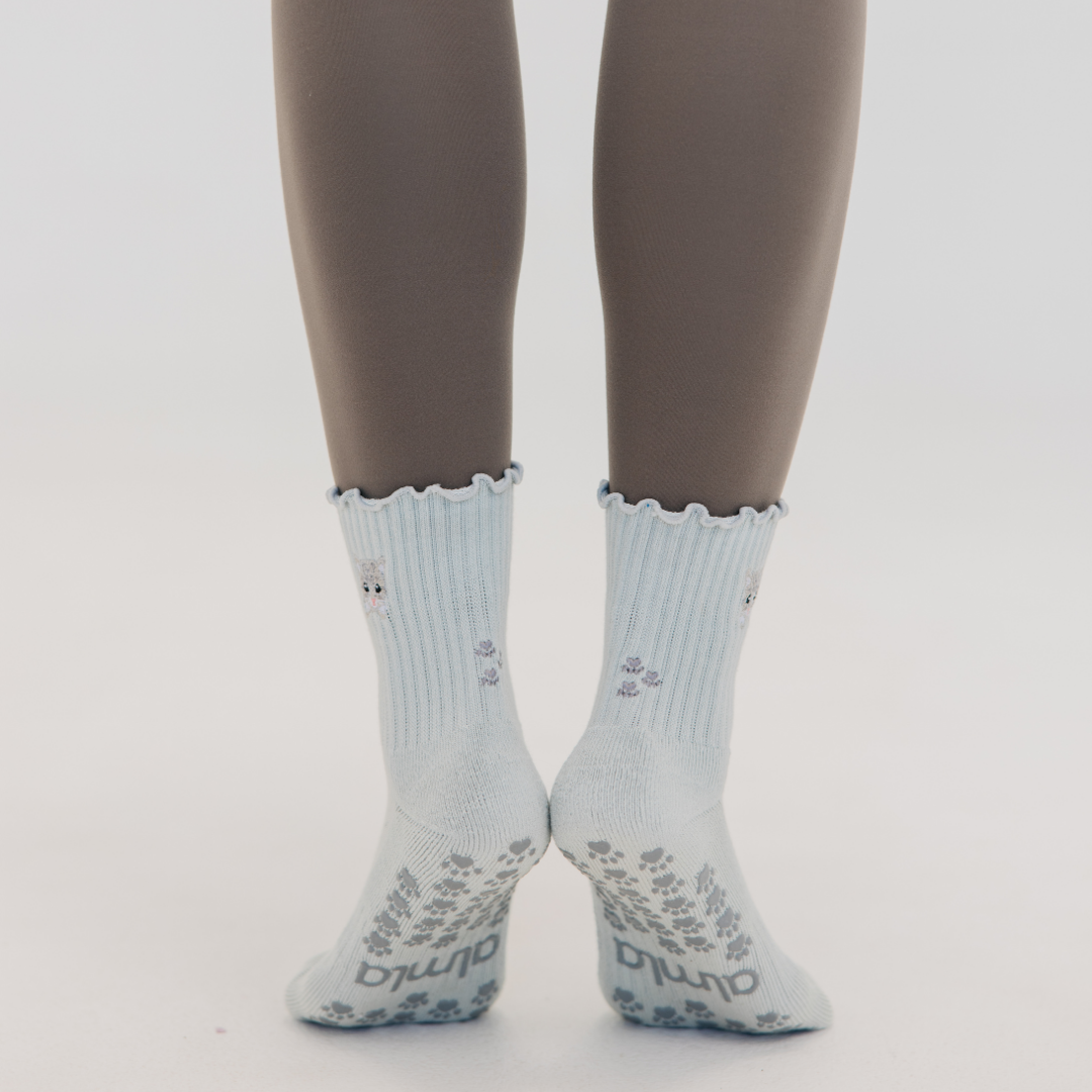 Meow Pilates Socks