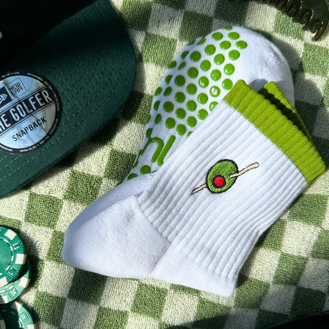 Olive You Pilates Socks