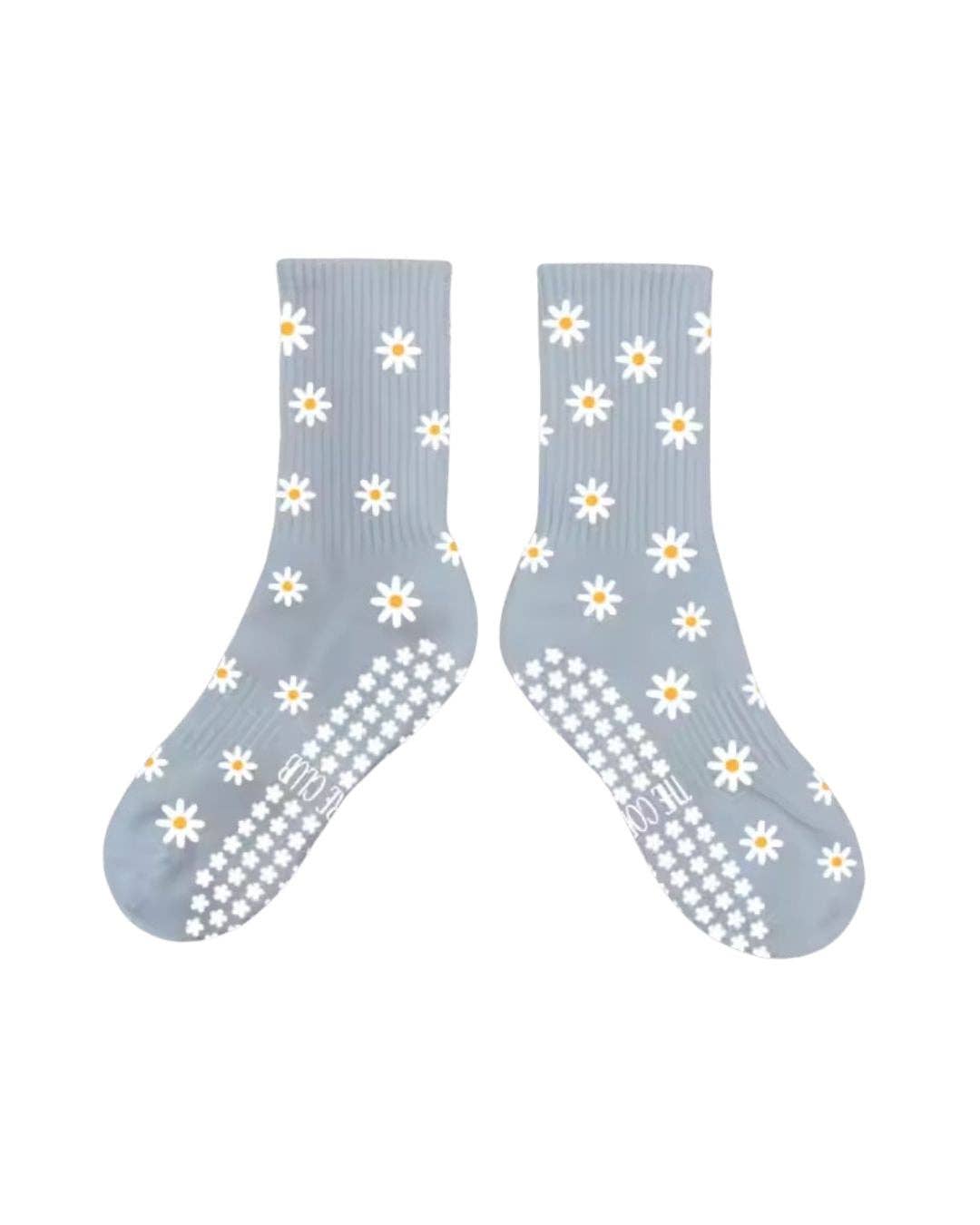 TCC Blue Daisy Grippy Socks