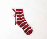 The Sporty Ballerina – Burgundy grip socks by Pilates University 1883 — product image 3