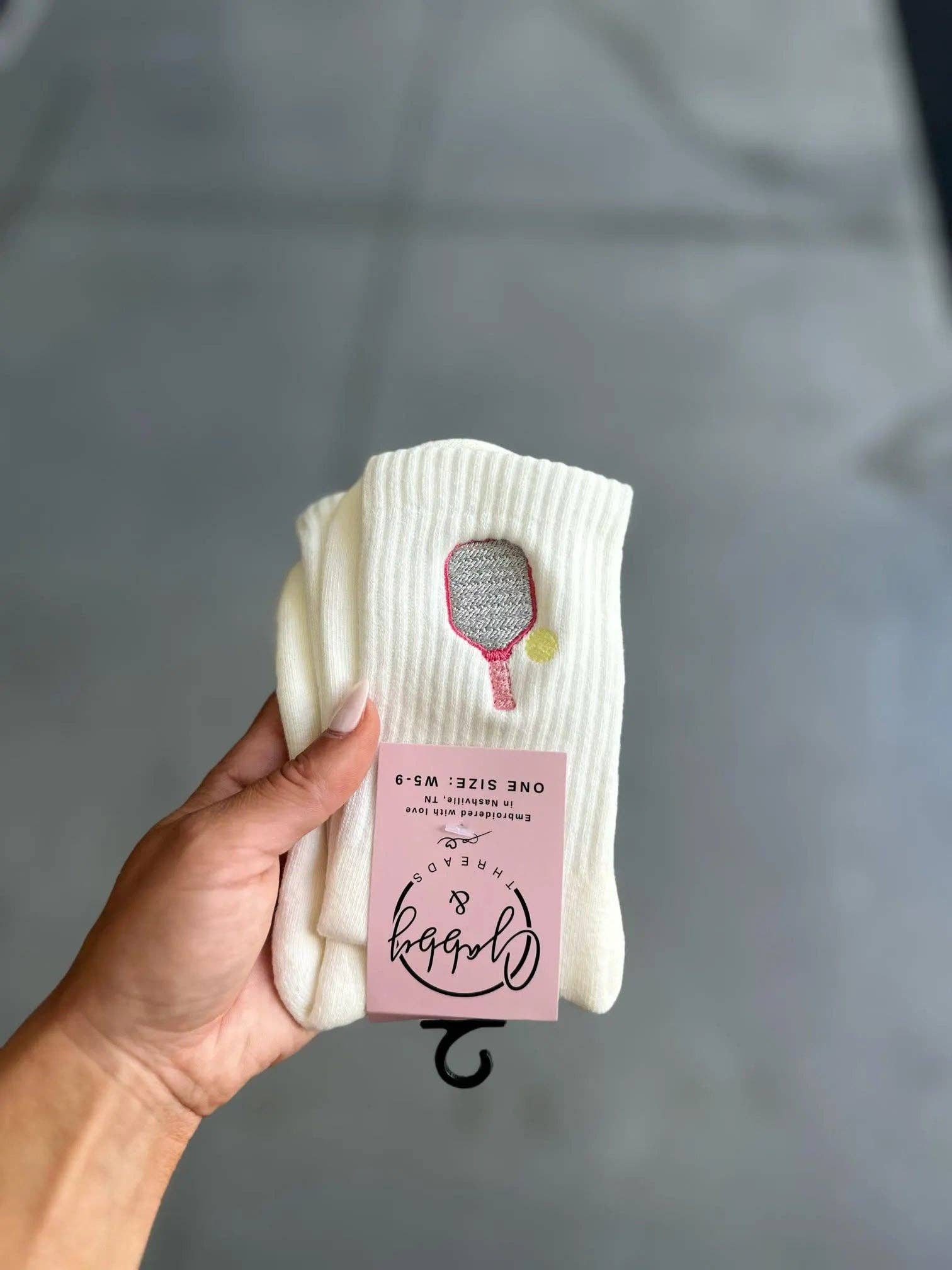Pickleball Paddle Grip Socks