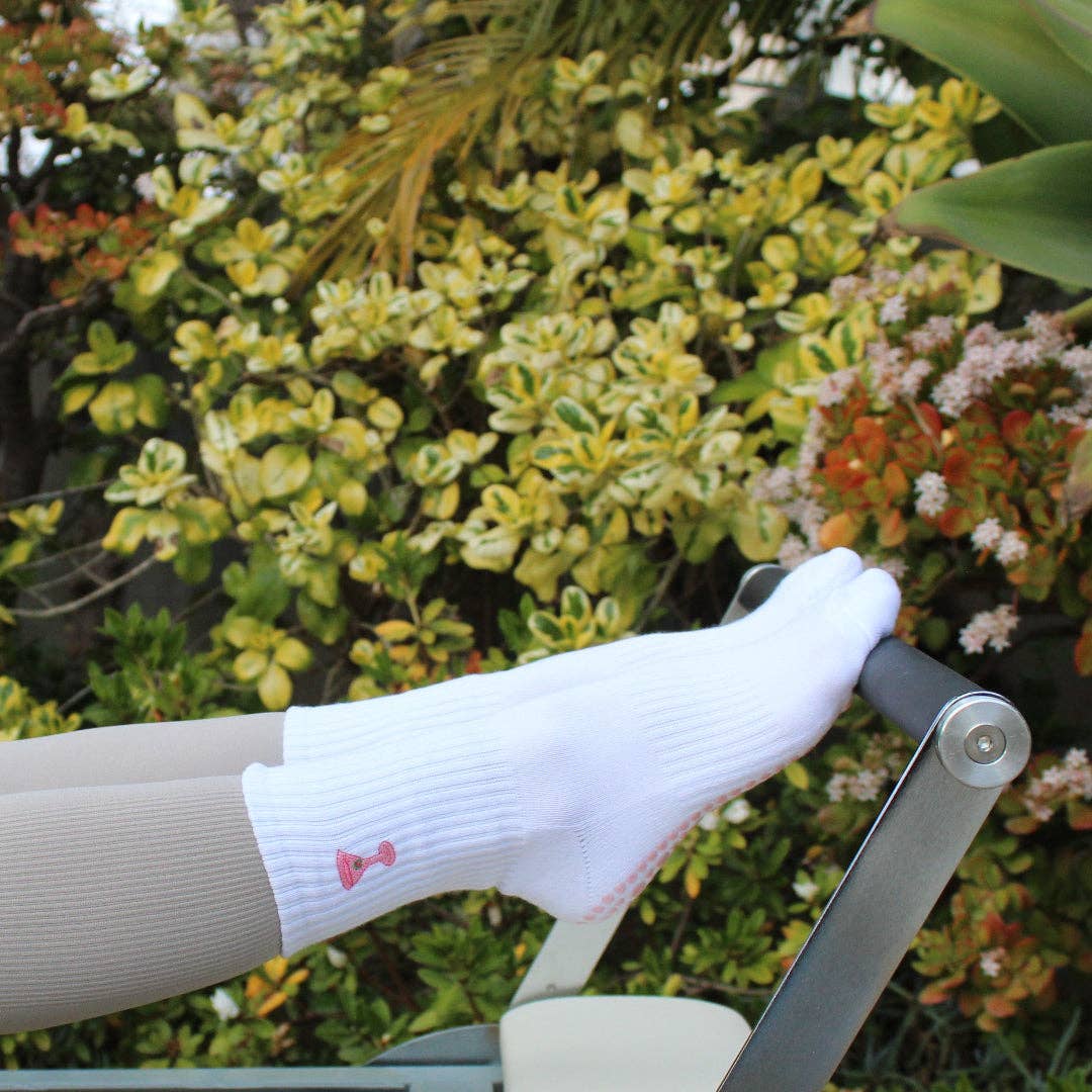MARTINI GRIP SOCKS IN PINK