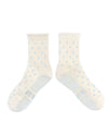 TCC Yellow & Blue Polka Dot Grippy Socks
