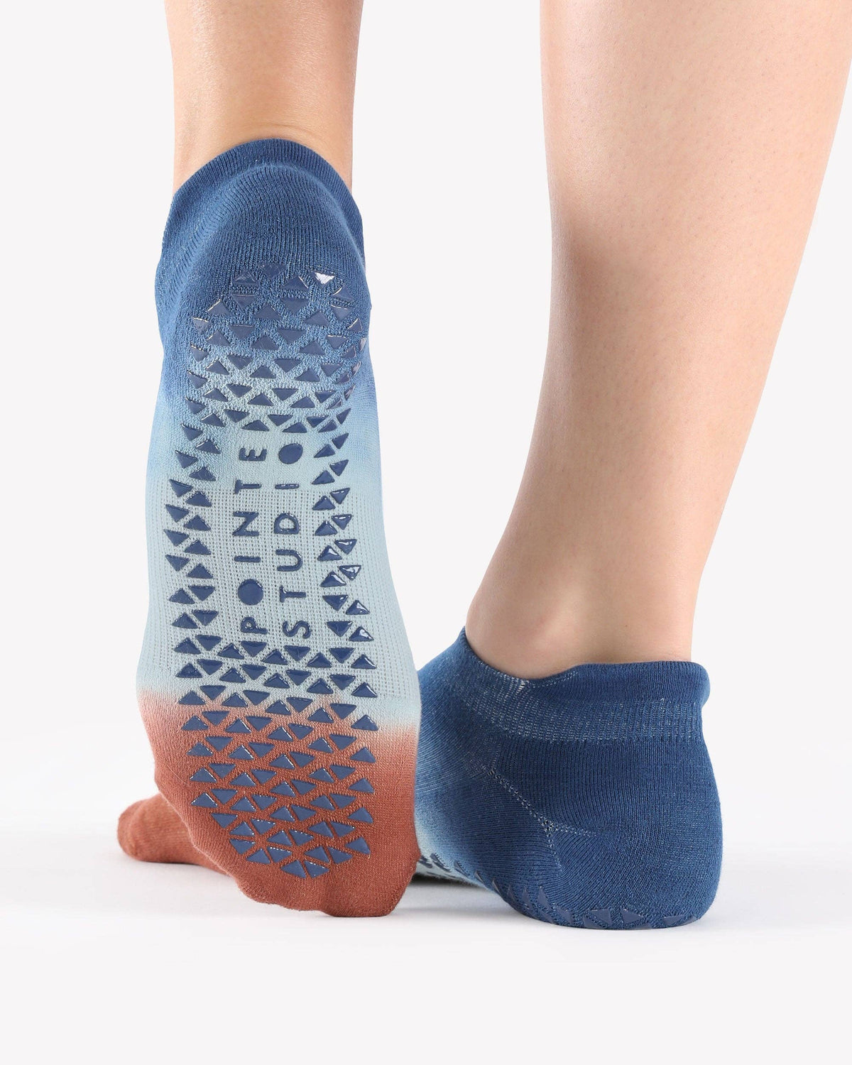 Wyatt Full Foot Grip Sock | Coastal Night