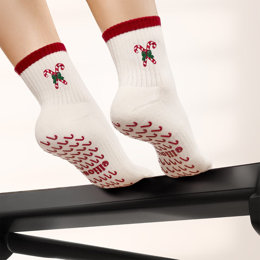 Elliosa Candy Cane Grip Socks — product photo 3