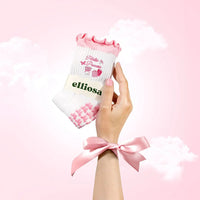 Elliosa Pilates Princess grip socks and packaging