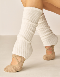 Lucky Honey Ballet Legwarmer in Marshmallow — product photo