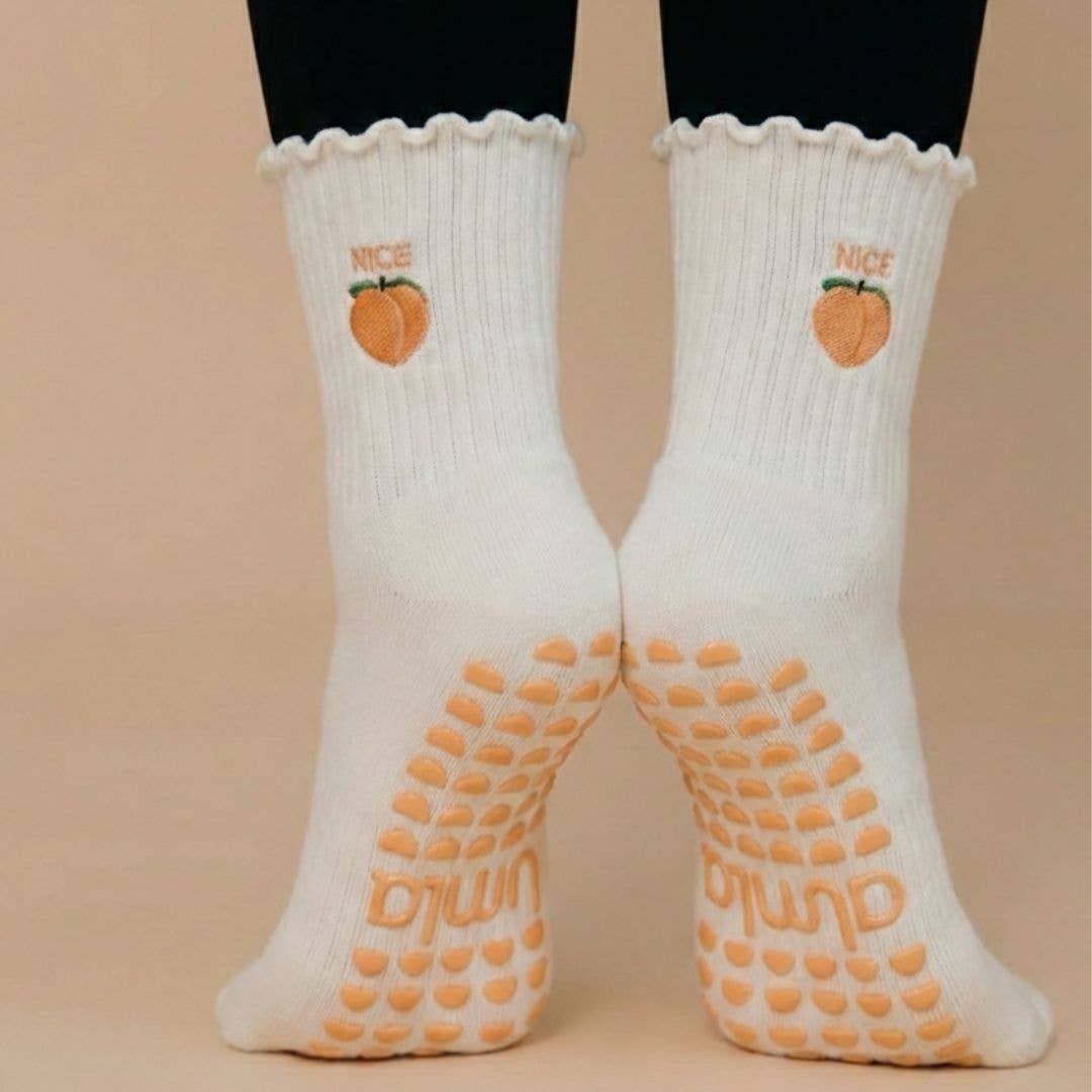🍑 Nice Peach Grip Sock