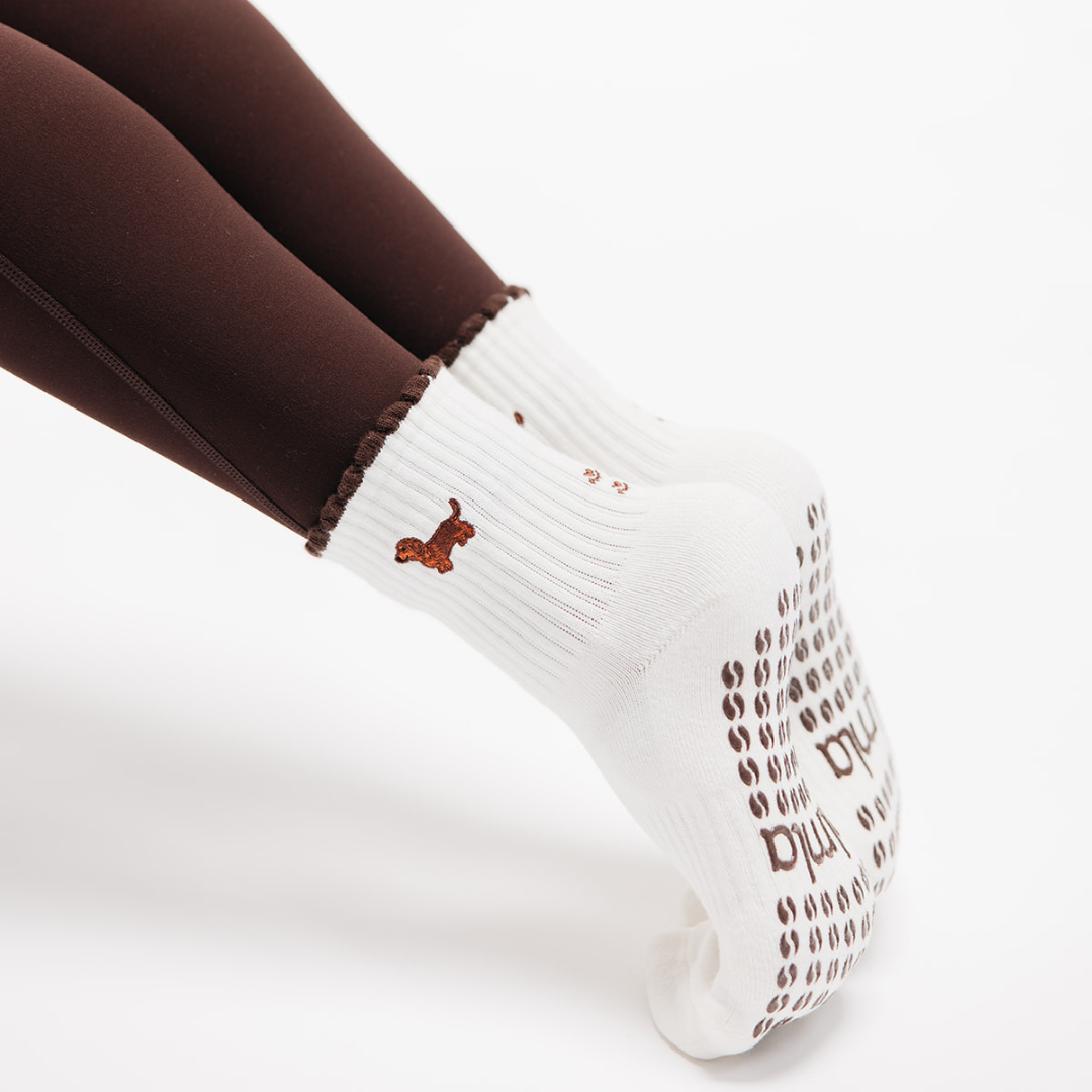 Weenies & Espresso Martinis Grip Socks