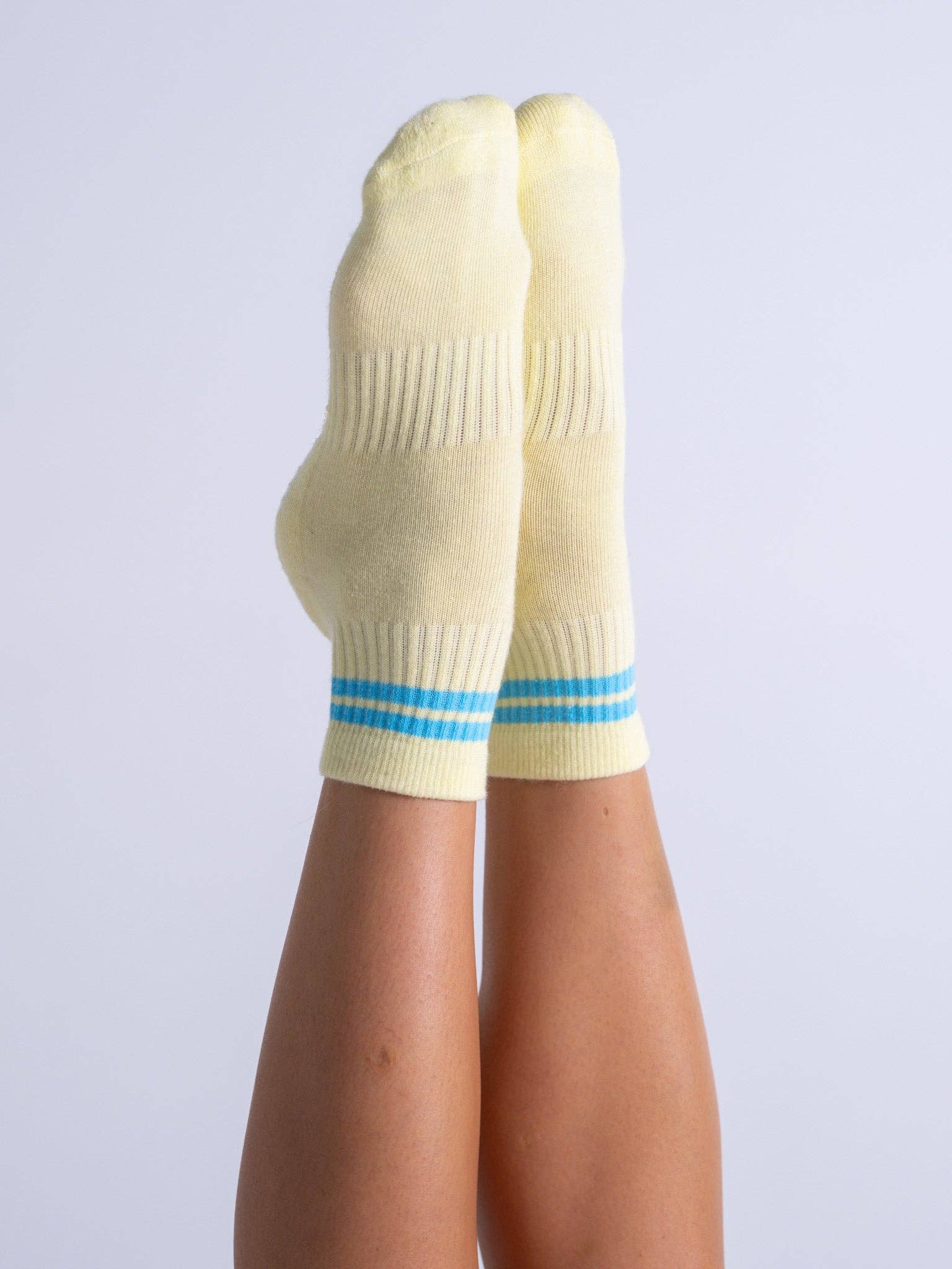 Quarter - Yellow + Blue Stripe