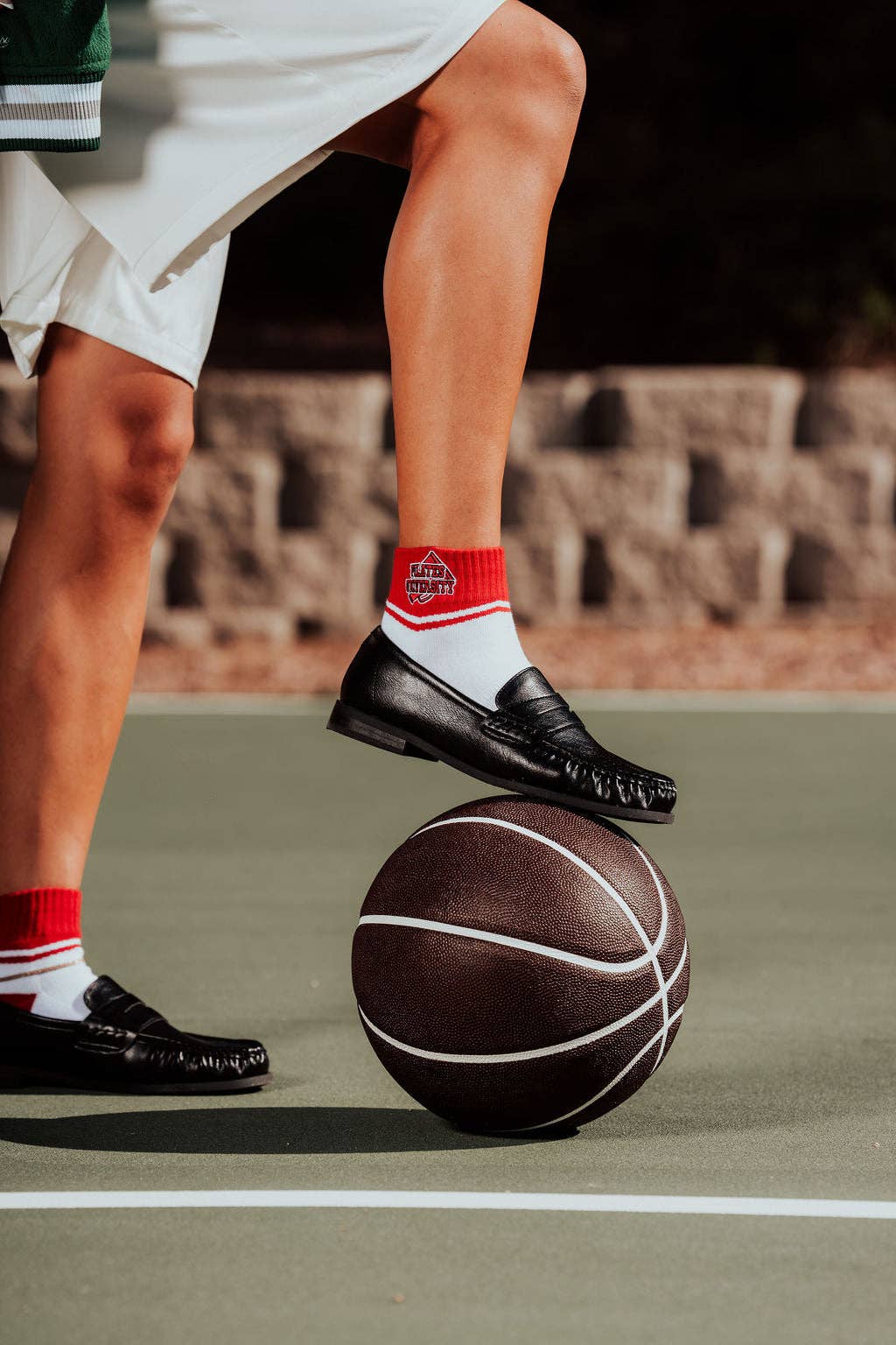 Honors Club High Ankle Luxe Grip Sock — Pilates Honey grip socks alternate view