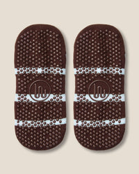 MoveActive Low Rise Grip Socks - Candy Stripe Espresso – detail view 6