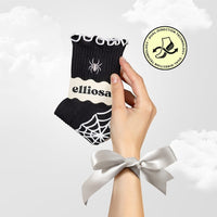 Elliosa Webbed In grip socks — embroidered design and sole grips