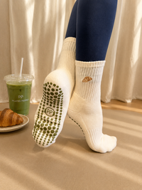 Pilates People Iced Matcha & Croissant Grip Socks official image 5