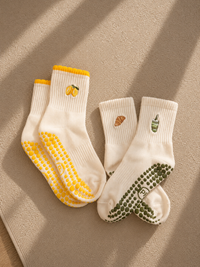 Pilates People Iced Matcha & Croissant Grip Socks official image 8