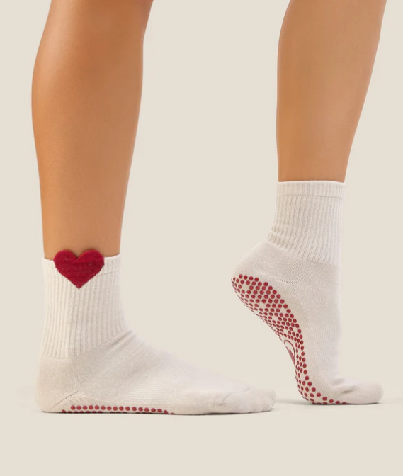 Crew Grip Socks - Heartfelt Beige