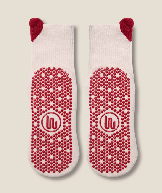 Crew Grip Socks - Heartfelt Beige