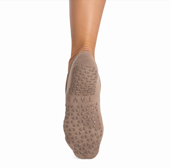 Penny Grip Socks – Leopard Sand