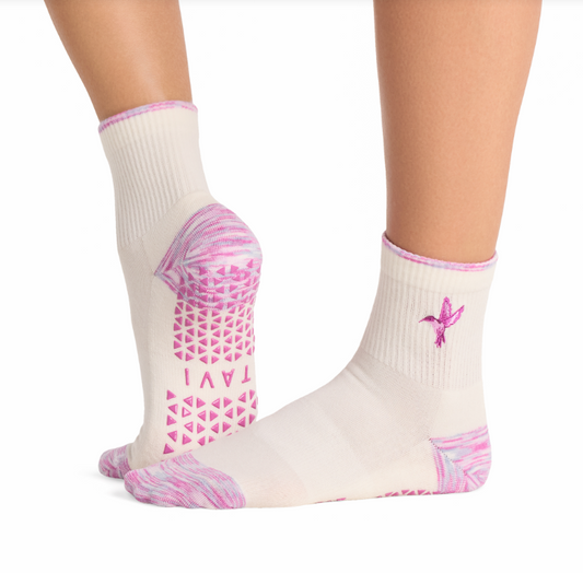 Aria Grip Socks – Azaela Space Dye Coconut