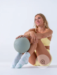 Studio Grip Sock – Mint Tie-Dye