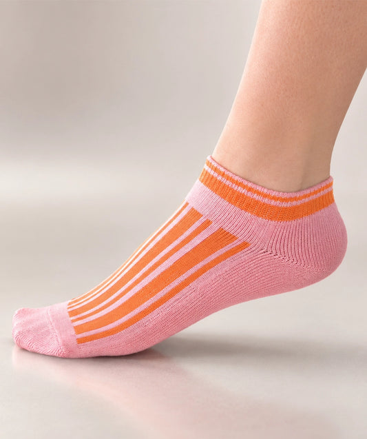 Falling For Stripes Grip Sock