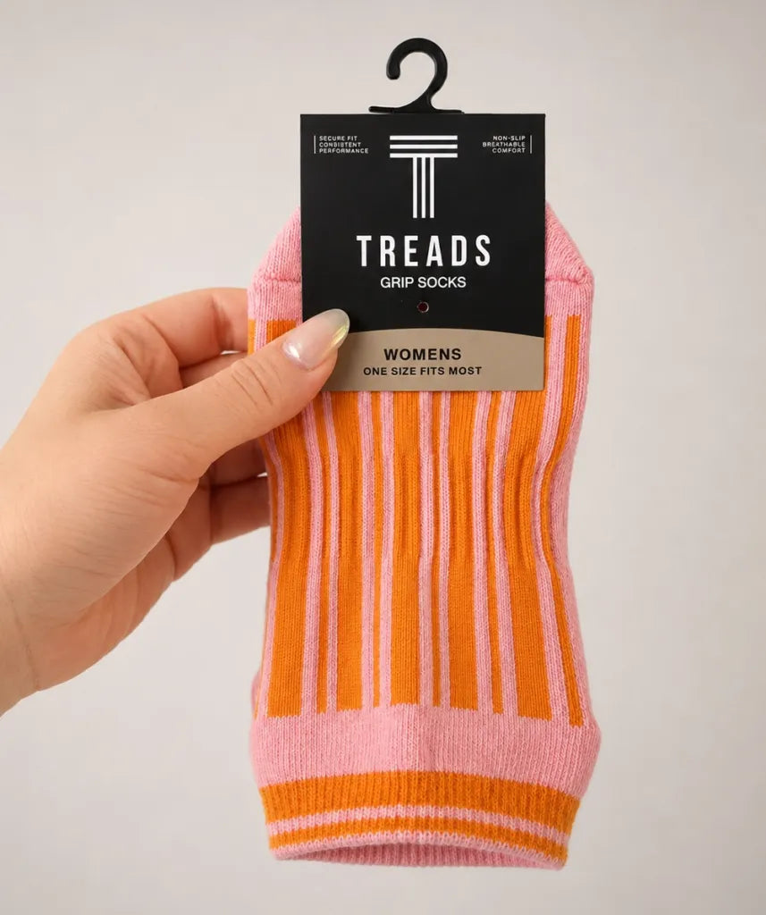 Falling For Stripes Grip Sock