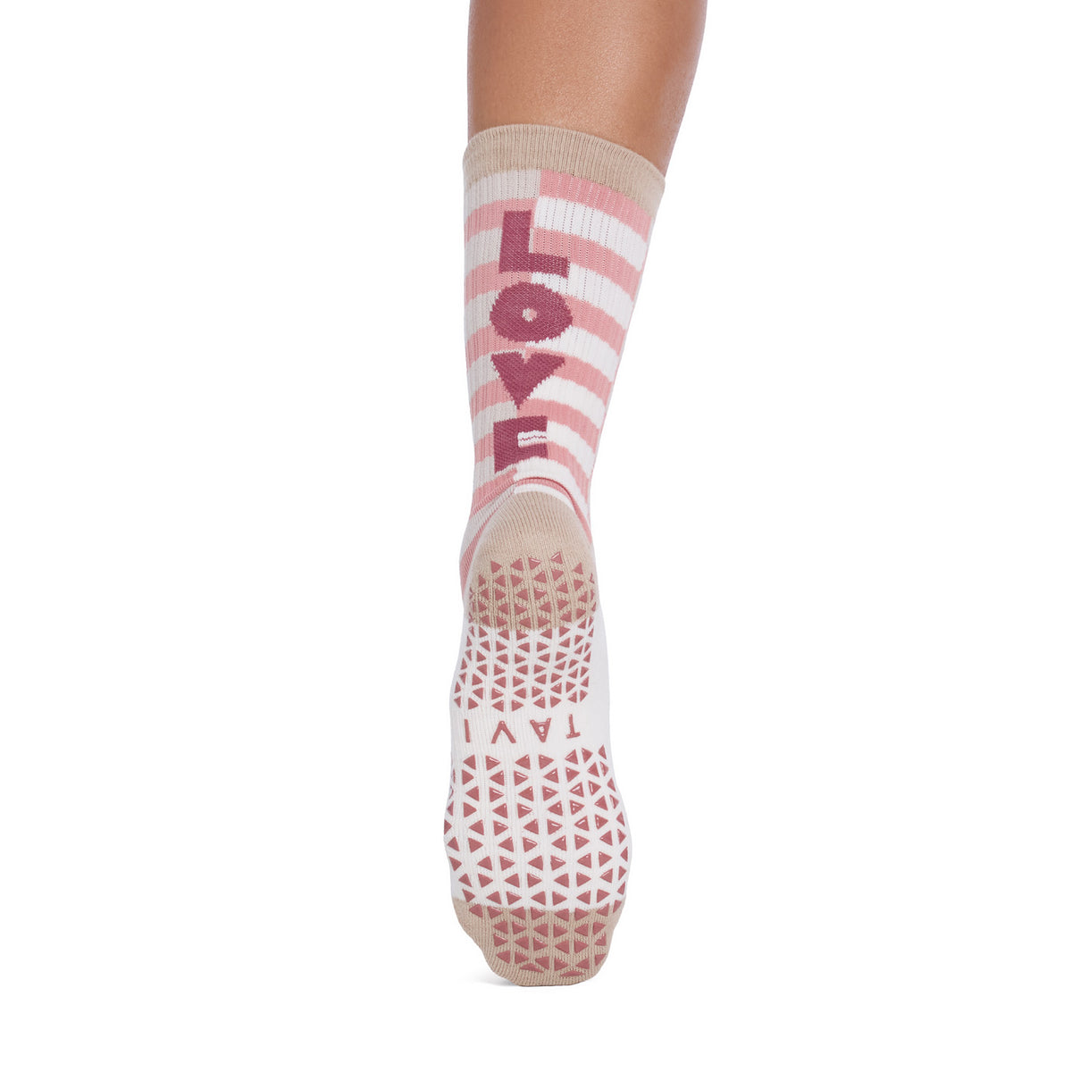 Kai Grip Sock - Love Stripe